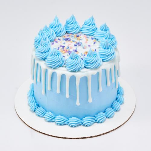 Winter Blue Double Layer Cake 148 (5-inch)
