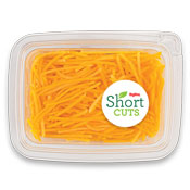 Butternut squash that has been thinly sliced and put in a plastic container