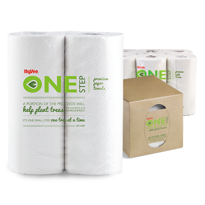 Packages of One Step Paper Products